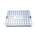 MicroSurgical Sterilization Tray, Anodized Aluminum, Includes Base, Lid, 1 Silicone Mat, Tray Size 8-1/2" x 6-3/4" X-3/4" (216mm x 172mm x 19mm), Single Layer Tray Holds Average Of 6 Instruments - 5-EA11A