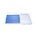 MicroSurgical Sterilization Tray, Anodized Aluminum, Includes Base, Lid, 1 Silicone Mat, Tray Size 8-1/2" x 6-3/4" X-3/4" (216mm x 172mm x 19mm), Single Layer Tray Holds Average Of 6 Instruments - 5-EA11A