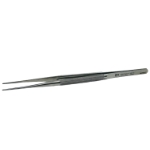 Microsurgical Debakey Style Forceps, Straight 1.2mm Atrumatic Jaws, 8mm Round Diamond Knurled Handle, Overall Length 6" (150mm) 