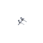 Microvascular Approximator Clamps, Matte, Use On Vein Or Artery Size 1mm By 2.25mm 