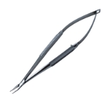 Microvascular Needle Holder, Curved, Without Lock, Overall Length 5-1/2" (140mm) 