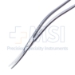 Miller Operating Rectal Scissors, S-Shaped, Bayonet Design, Serrated Blades, Blunt Tips, Overall Length 7" (180mm) - 19-131232