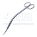 Miller Operating Rectal Scissors, S-Shaped, Bayonet Design, Serrated Blades, Blunt Tips, Overall Length 7" (180mm) - 19-131232