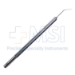 Minardi Style Phaco Chopper, Angled Shaft, 10mm From Bend to Tip, 0.75mm Sharp Pointed Tip, Overall Length 4-1/4" (108mm) - 11-4-3481