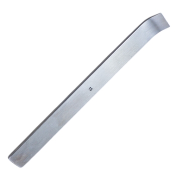 Mini Lambotte Osteotome, Curved, 15mm Wide, Overall Length 5" (127mm) 