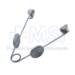Modified Alfonso Style Eye Speculum, 6mm Solid Blades, Dull Finish, 27mm Spread, Overall Length 1-3/4" (45mm) - 5-5223-SB6