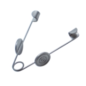 Modified Alfonso Style Eye Speculum, 6mm Solid Blades, Dull Finish, 27mm Spread, Overall Length 1-3/4" (45mm) 