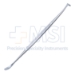 Morrison Hurd Dissector / Pillar Retractor, Double Ended, Curved Dissecting End 7mm x 22mm, Serrated Edge, Retractor End 10mm Wide, Handle Longitudinally Serrated, Overall Length 8.8" (224mm) - 114-7871