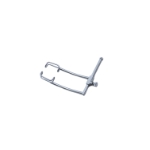 Murdoch Eye Speculum, Large, Size 3, Lock Screw, Round Open-Wire Blades, Curved Slightly Upward, Blade Length 15mm, Spread 27mm, Overall Depth 2" (51mm) 1686997,11/2/6518,K1-5407