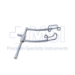 Murdoch Eye Speculum, Fenestrated 16mm Blades, 25mm Spread, Self-Locking Mechanism, Dull Finish, Overall Length 2-3/8" (60mm) - 5-5105