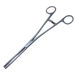 Museux Tenaculum Forceps, Straight, 2 x 2 Teeth (6mm), Overall Length 9-1/2" (240mm) 