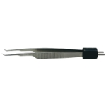 Nadler Style Coaptation Bipolar Forceps, Removable Spacer Stop, 0.4mm Tip, 10mm High Polish Area, Overall Length 4-1/4" (108mm) 