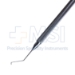 Nagahara Nucleus Chopper, For Use In RH (LH Dominant Surgeon), 1.75mm Tip (Outer Tip-To-Bend; 1.25mm Inner Tip-To-Bend) Blade Offset At 60 Degrees, 10mm Bend To Tip, Round Stainless Steel Handle, Overall Length 4-1/2" (115mm) - 5-1689-R