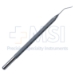 Nagahara Nucleus Chopper, For Use In RH (LH Dominant Surgeon), 1.75mm Tip (Outer Tip-To-Bend; 1.25mm Inner Tip-To-Bend) Blade Offset At 60 Degrees, 10mm Bend To Tip, Round Stainless Steel Handle, Overall Length 4-1/2" (115mm) - 5-1689-R
