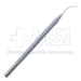 Nagahara Phaco Chopper, Angled, Use In Left Hand, RH Dominant Surgeon, 10mm Bend To Tip, 0.9mm Inferior Cutting Edge, Serrated Handle, Overall Length 4-1/2" (115mm) - 9-25613-R