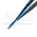 Needle Holder, Titanium, Curved, With Lock, Round Handle, Overall Length 5-3/4" (147mm) - TDK-510-147-010