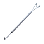 Neivert Knife Guide Retractor, Double Ended, 4mm Knife Guide, 15mm Closed Retractor End, Overall Length 6.8" (173mm) 