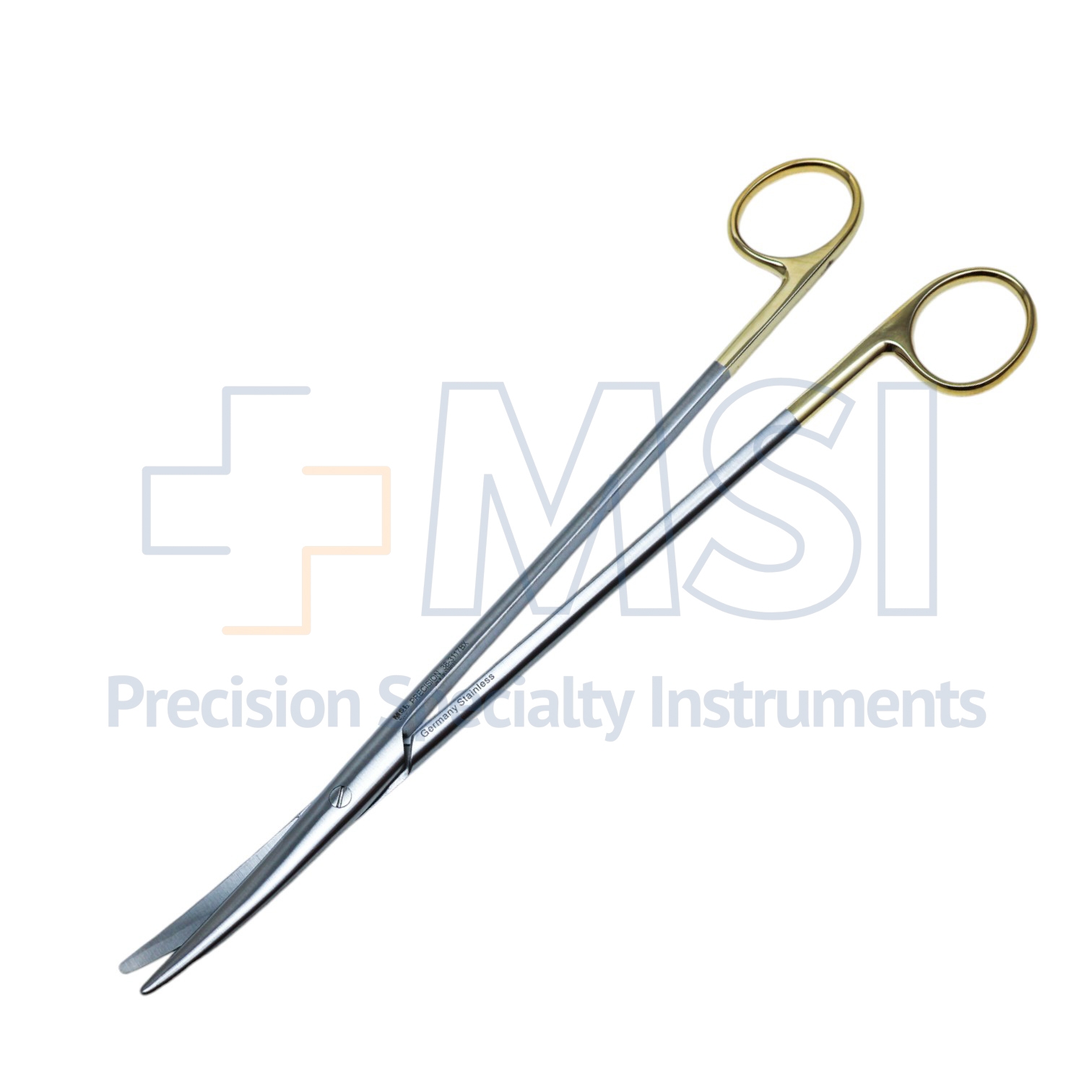 Nelson Metzenbaum Scissors, TC, Curved, Overall Length 9
