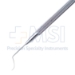 Neuhann Nucleus Divider, Single Ended, Reverse Curved Spatula Tip, Longitudinal Handle - 11-4-3499