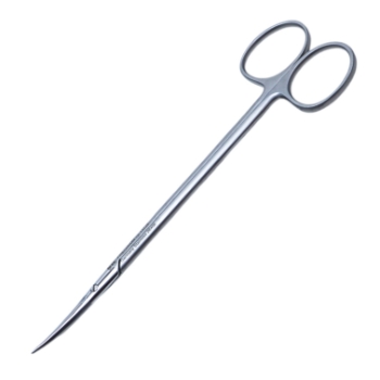 Neuro Prep Scissors, Curved, Sharp, Overall Length 6" (155mm) 