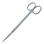 Neuro Prep Scissors, Straight, Sharp, Overall Length 6" (155mm) 