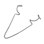 Nevyas Wire Speculum, U-Shaped End, U-Shaped Blades, Blade Length 22mm, Spread Length 40mm, Overall Length 2-3/8" (60mm) 