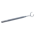 Nichamin Fixation Degree Gauge, 14mm Fixed C Style Head, 8mm Cut Out, Very Fine Teeth, 10 Degrees Markings, Round Knurled Stainless Steel Handle, Overall Length 4" (102mm) 