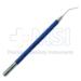 Nichamin Titanium Quick Chopper, Eye-Shaped Wedged Cutting Edge, Angled Tip, Angled 10mm from Bend to Tip, Left Hand Dominant, For Use In Right Hand, Round Knurled Handle, Overall Length 4-1/2" (114mm) - 16-5154-L-R