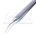 Nordan Special Colibri Forceps, Colibri Style Tips, 0.12mm, 1 x 2 Teeth, Round Knurled Handle Without Flats Cut in Sides, Alignment Pin, Overall Length 4-1/4" (104mm) - 5-4298-R