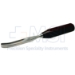 Novo-Bach Gouge, Curved, 15mm Wide Head, Phenolic Handle, Overall Length 10" (250mm) - 19016-0445-2515