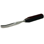 Novo-Bach Gouge, Curved, 15mm Wide Head, Phenolic Handle, Overall Length 10" (250mm) 