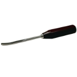 Novo-Bach Gouge, Straight, 5mm Wide Head, Phenolic Handle, Overall Length 10" (250mm) 