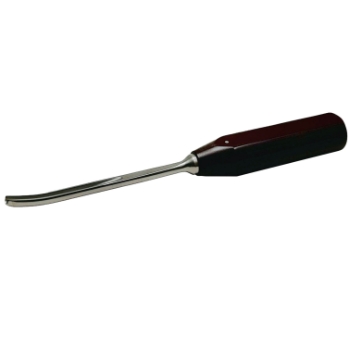 Novo-Bach Gouge, Straight, 5mm Wide Head, Phenolic Handle, Overall Length 10" (250mm) 