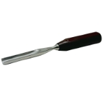 Novo-Bach Gouge, Straight, 15mm Wide Head, Phenolic Handle, Overall Length 10" (250mm) 