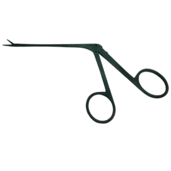 Noyes Ear Forceps, 8mm Serrated Jaw, Shaft Length 87mm, Ebony Finish, Overall Length 5-1/2" (14cm) 