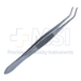 Nugent Utility Forceps, 10mm Smooth Jaws, 45 Degrees Angled Shafts, Overall Length 4-1/4" (110mm) - 5-2901