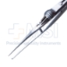 O'Connor-Elschnig Fixation Forceps, Straight Shafts, Heavy Elschnig Teeth, Serrated Flat Handle, Slide Style Lock Polished Finish, Overall Length 4-1/4" (109mm) - 5-3367