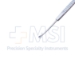 O'Connor Scleral Depressor-Marker, 3mm Teardrop Shape End, 1.5mm Gass Marker End, Serrated Flat Handle, Polished Finish, Overall Length 5-1/4" (134mm) - 5-6210