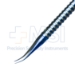 O'Gawa Tying Forceps, Curved, 5.5mm Tying Platforms, 0.3mm Gap At Heel, Round Knurled Handle, Polished Finish, Overall Length 4-1/8" (105mm) - 5-2992-T