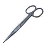 O.R Scissors, Straight, Sharp Tips, Overall Length 4" (102mm) 