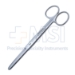 O.R. Scissors, Straight, Blunt Tips, Overall Length 5-3/4" (145mm) - C3324