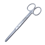 O.R. Scissors, Straight, Blunt Tips, Overall Length 5-3/4" (145mm) 