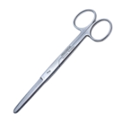 O.R. Scissors, Straight, Blunt Tips, Overall Length 5-3/4" (145mm) 