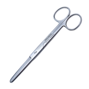 O.R. Scissors, Straight, Blunt Tips, Overall Length 5-3/4" (145mm) 