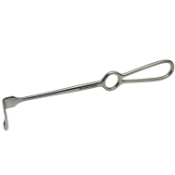 Obwegeser Tissue Retractor, Curved Up, 42mm x 13mm 