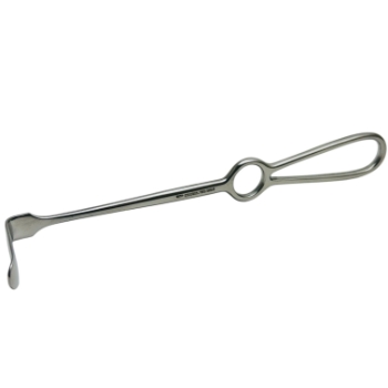 Obwegeser Tissue Retractor, Curved Up, 42mm x 13mm 