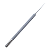 Olk Retinal Pick, Angled 110 Degrees, 0.5mm Tip, Round Knurled Handle, Dull Finish, Overall Length 4-7/8" (123mm) E0608,6878E,E0608