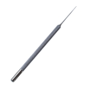 Olk Retinal Pick, Angled 130 Degrees, 0.5mm Tip, Round Knurled Handle, Dull Finish, Overall Length 5-1/8" (129mm) E0616,6680E,E0616