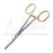 Olsen Hegar Needle Holder, TC, Delicate, Smooth Jaw, Suture Scissor, Overall Length 4-3/4" (120mm) - D1446