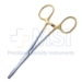 Olsen Hegar Needle Holder, TC, Serrated Jaw, Suture Scissor, Overall Length 5-1/2" (133mm) - D1448